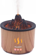 Volcano Essential Oil Diffuser & Humidifier for Bedroom, 400ml Cool Mist Aromatherapy Diffuser with 5 Night Light Modes, Small Ultrasonic Quiet Humidifier for Office, 36H Ultra-Long Time, Volcano Lamp
