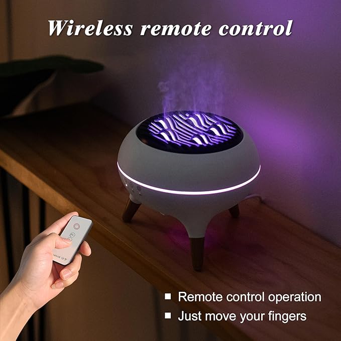 Essential Oil Diffuser 350ml, Essential Oils Large Room, Ultrasonic Aroma Diffuser with Remote Control,Timer, 7Colors Light Humidifier for Bedroom Home Office Hotel(White)