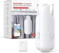 SwitchBot Automatic Curtain Opener with Remote - Bluetooth Remote Control Smart Curtain with App, Upgraded High-Performance Motor, Add SwitchBot Hub to Work with Alexa, Google Home, HomeKit (Curtain 3