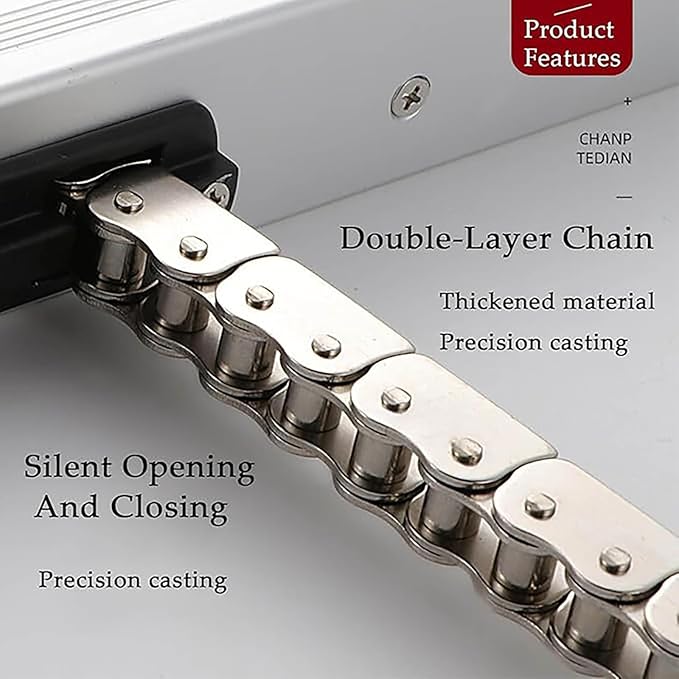 Automatic Window Opener, Electric Chain Actuator, with Remote Control, Adjustable Stroke 300mm-1000mm, Perfect for Skylight Window Greenhouse and Roof Vent Applications(600mm)