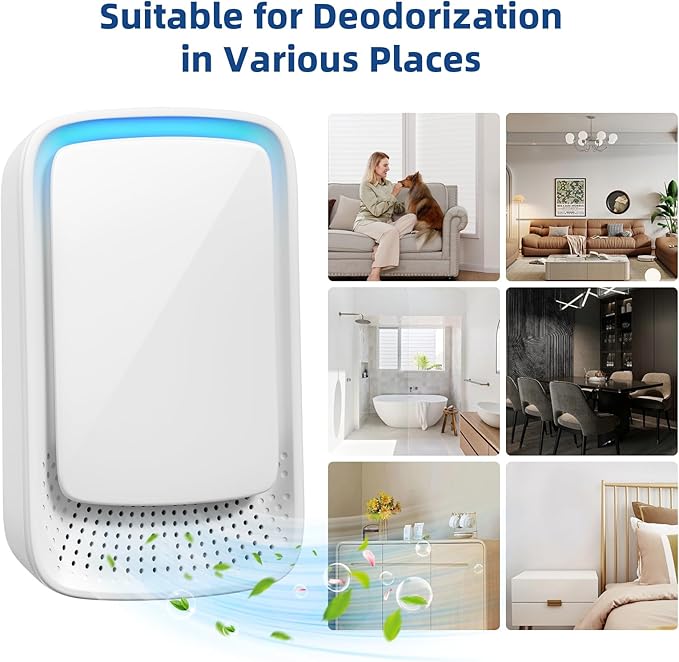 Air Ionizer Purifier for Home,4 Pack Negative Ion Air Purifier Plug in for Small Room, Bedroom Office Bathroom Basement,Quiet Working Portable Air Cleaner Freshener for Odor,Pets Smell