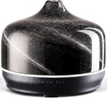 Porseme 500ml Glass Essential Oil Diffuser Aromatherapy Ultrasonic Cool Mist Humidifier 15-21 Running Hours Waterless Auto-Off Air Diffusers for Sleeping Yoga Working Spa(Obsidian)