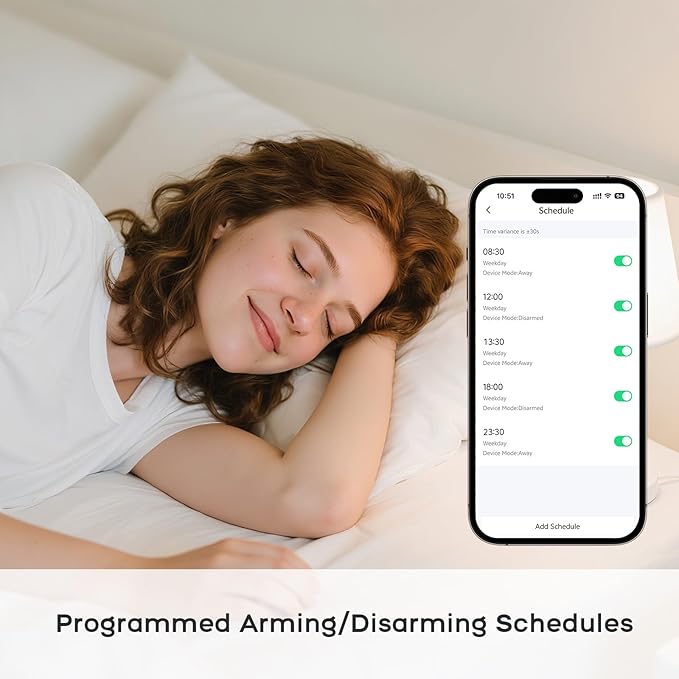 PGST WiFi Wireless Home Alarm System - 2025 Home Security System, 10-Minute Installation, 10 Door & Window Sensors + 5 Motion Sensors, APP Remote Control, Compatible with Alexa, No Monthly Fee