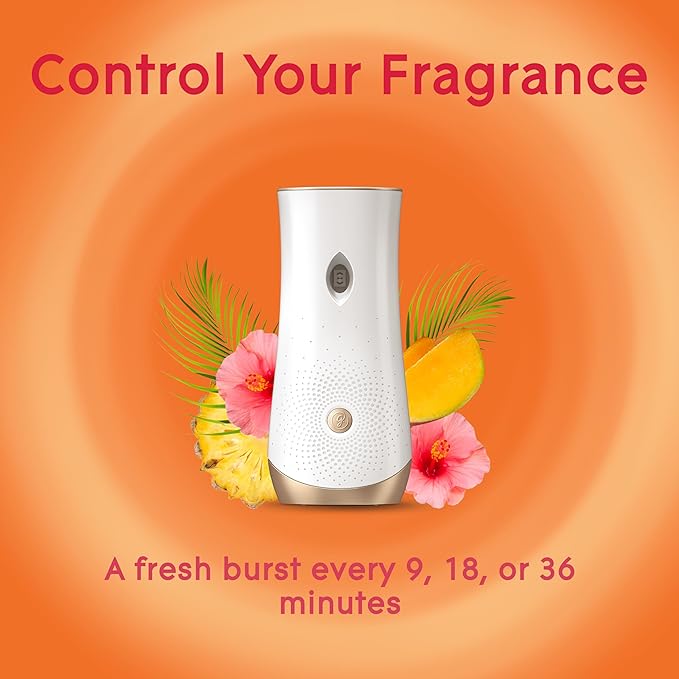 Glade Automatic Spray Refill, Air Freshener for Home and Bathroom, Hawaiian Breeze, 6.2 Oz