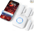 WiFi Door Sensor Chime, Smart Door Open Alert Window Sensor for Business/Home/Kids Safety, Real-Time App Notification, 500ft Range, 32 Melodies, 5 Volume Levels, Window Contact Sensor Alarm Kit