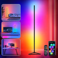 RGBIC Floor Lamp,16 Million Colors LED Floor Lamps 141 cm Lamps for Living Room with Music Sync,Standing Lamp with App and Remote Control,Gaming Ambient Lighting Corner Lamp Bedroom Decor
