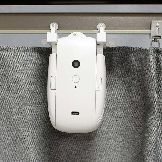Automatic Curtain Opener, 3 in 1 Upgraded Curtain Robot Motor, Electric Curtain Opener Smart Curtain Opener Remote Control Curtain Opener for Opening and Closing Curtains TU