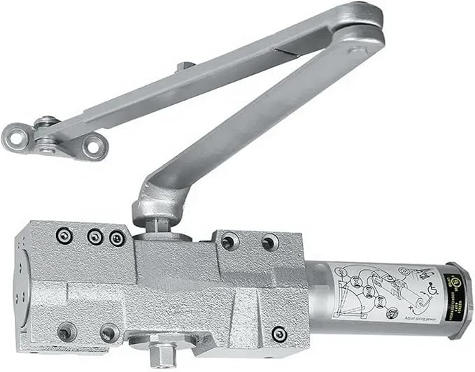 ZOOM PRECISION 4041 Heavy Duty Automatic Door Closer - Adjustable for Doors (40-330lbs)