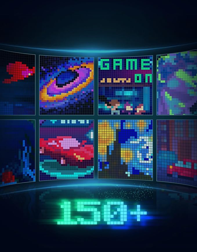 Govee Gaming Pixel Light, RGBIC LED Panel with Real-time Info Display, 150+ Scene Modes & DIY Options, Smart Pixel Lights (Wi-Fi Only), Works with Alexa, Ideal for Game Room Decor, 52x32 Pixels