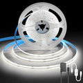 COB LED Strip Lights, 16.4ft LED Lights for Bedroom, Dimmable Strip Lights, White LED Lights Strip, High Bright Lights for TV, Cabinet, Kitchen, DIY Lighting