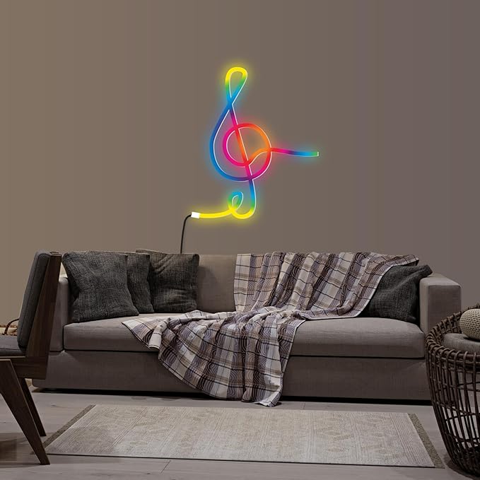 Monster MOW71005ICM 16.4 Ft. RGB + IC Flow Flexible Neon Outdoor LED Smart Light Strip