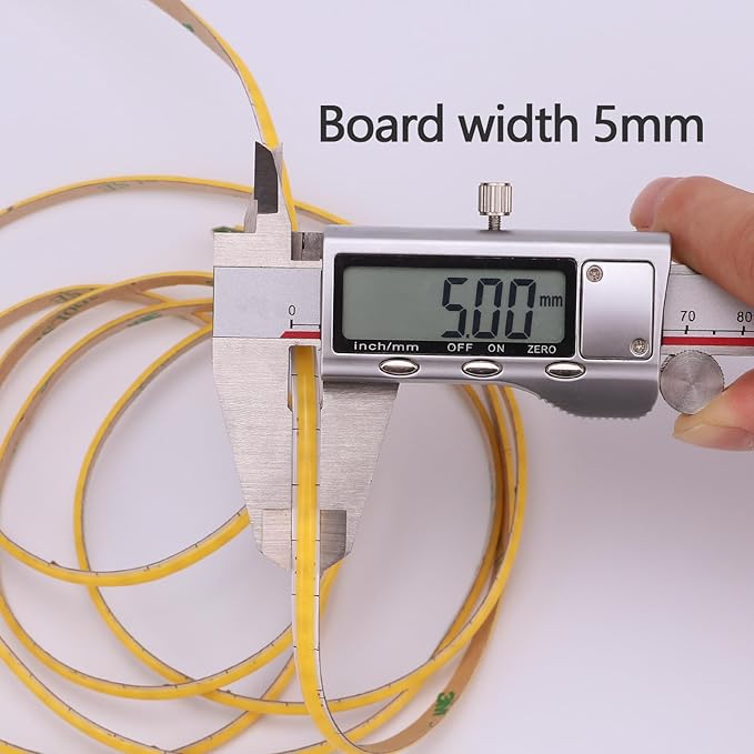 GOMING 5V COB USB LED Strip Light Warm White 3000K 5mm Width USB Powered 13.12ft/4M 400LEDs/M Flexible High Brightness IP20 Not Waterproof LED Tape Lights for DIY Decoration Lighting(2pcs x 6.6ft)