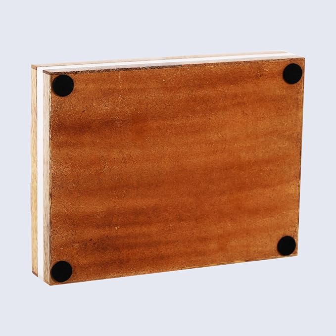 Handicrafts Home White Decorative Storage Box with Lid Wood Remote Control Box Coffee Table Storage Box Remote Holder for Living Room Decor – Resin Inlay Patisserie Delight Collection- 8x5x2