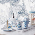 Sweet Home Collection Bathroom Accessories Sets Unique Collections Modern Classic Contemporary Decorative Beautiful Designs Bath Shower Tub Décor, 4 Piece, Beach Life