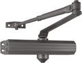 Lawrence Medium/Heavy Duty Door Closer Commercial Grade 1 - Surface-Mounted Commercial Automatic Door Closer with Adjustable 6-Speed Control and 3 Valves - Embassy Series LH5016