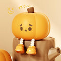 Cute Pumpkin LED Night Light, 3 Level Dimmable Nursery Nightlight, Silicone Soft Light Lamp Gift, Rechargeable Bedroom Touch Lamp for Breastfeeding, Kids, Girl, Boy, Halloween Decor (Pumpkin shape)