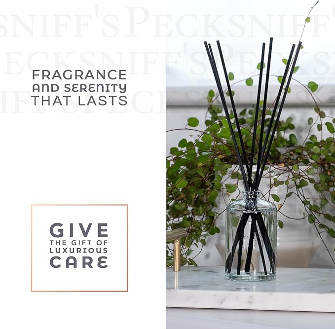 Pecksniff's Classic 100 ml/ 3.3 fl oz Reed Diffuser Set, Lavender & White Tea