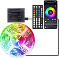 Battery Operated LED Strip Lights 20ft RGB Color Changing, Music Sync, Remote & App Control for Bedroom, Party, TV, Decor (20ft)