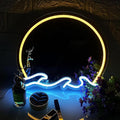 LED Mirror Neon Lights Light Up Dressing Mirror Cat/Shine Heart/Bat/Butterfly Shape Neon Mirror Sign for Modern Home Girl Room Bathroom Salon Wall Art Decor Gift For Girlfriend USB Powered