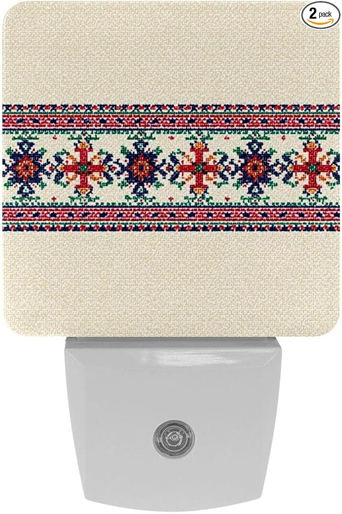 2 pcs Traditional (3) Night Light LED Night Lights Plug Into Wall - Super Smart Dusk to Dawn Sensor Activated, Automated On & Off, Used for Kitchen, Bathroom, Home Improvement, Bedroom