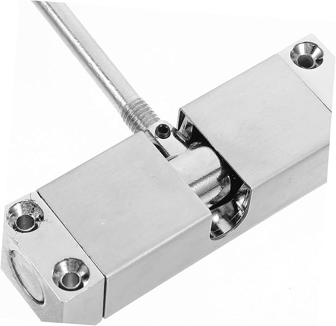 DOITOOL Heavy-Duty Stainless Steel Automatic Door Closer Adjustable Closing Mechanism for Residential and Commercial Use Spring-Loaded Design 1-Pack