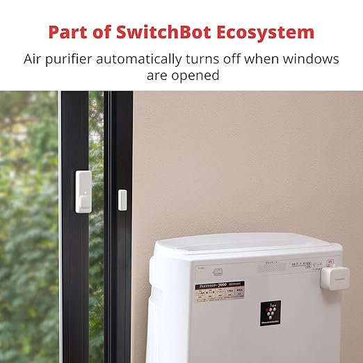 SwitchBot Door Alarm Contact Sensor- Smart Home Security Wireless Window Alarm and Door Sensor, Add SwitchBot Hub to Make it Compatible with Alexa (3)