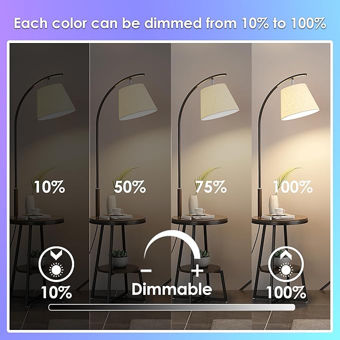 FTL BR30 LED Color Changing Light Bulbs with Remote Control, 10W Dimmable Led Flood Light 65W Equivalent, 2700K-6000K, 30 Colors RGB Colored Light Bulbs, Timer, for Recessed Can Lighting, 6-Pack