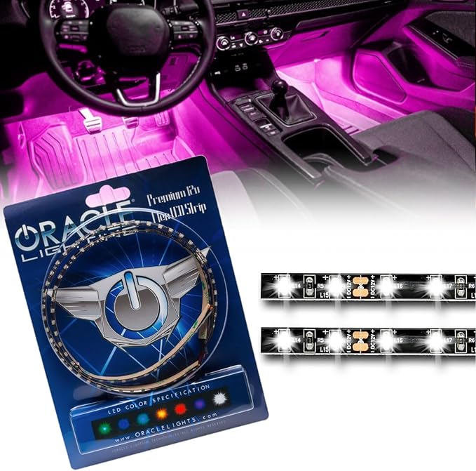 ORACLE Lighting 3805-333 Universal ColorSHIFT Ambient LED Lighting Footwell Kit - Waterproof - Easy Installation - Ultra Flexible - Indoor or Outdoor Application