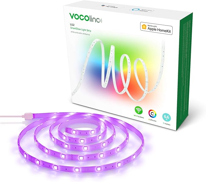 VOCOlinc Apple HomeKit ONLY Door Window Sensor Magnetic Contact Alarm Wireless Smart No Hub Required Home Security Bluetooth Low Energy Remote Access VS1 (1 Pack)