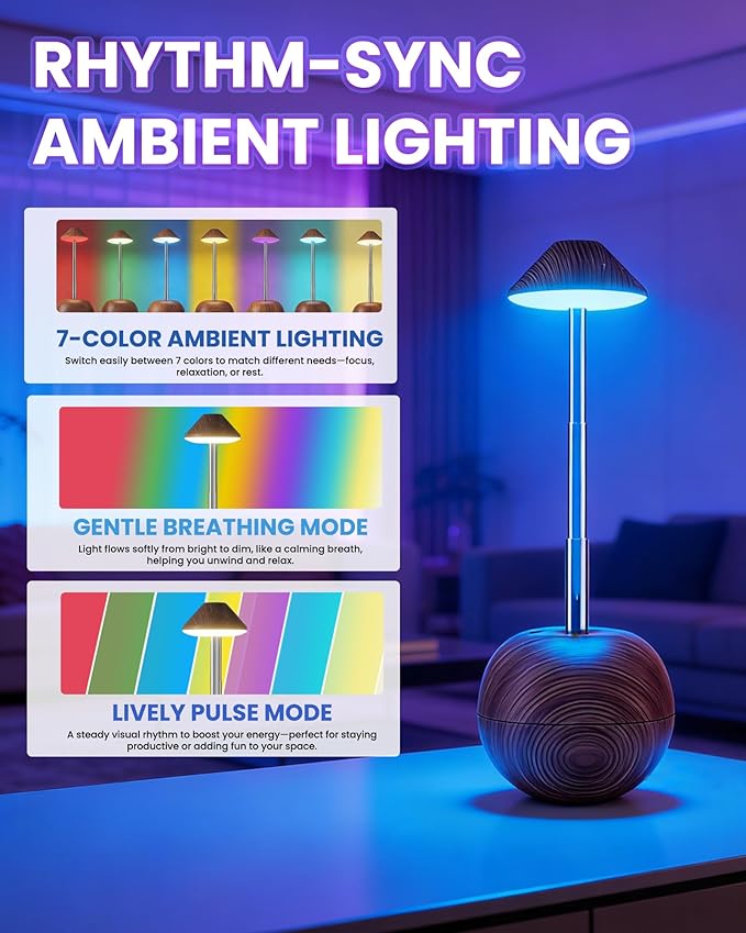 yadoker 2 Pack Cordless Table Lamps Set, Tumbler Design Touch Lamp & Remote, Rechargeable 2600mAh USB Desk Lamp, Multiple Colors Dimmable Nightstand Lamp for Bedroom, Living Room, Outdoor (Walnut)