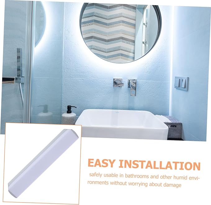 NUOBESTY 12w Led Bathroom Vanity Light for Makeup Mirror Brightness Compact Design for Bedroom and Bathroom Use Fogless Illumination for Precise Makeup Application