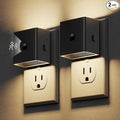 DORESshop LED Night Lights Plug into Wall [2 Pack], Plug in Night light, 3 Level Brightness Adjustable Night Light, Dusk to Dawn Motion Sensor Night Light for Adults, Bedroom, Bathroom, Hallway, 3000K