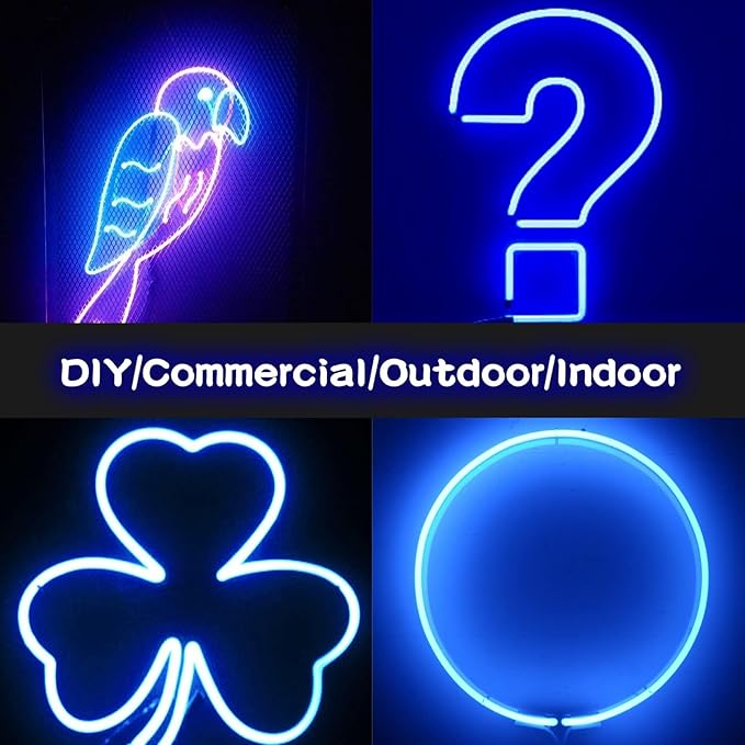 16.4FT RGB Neon Light Strip, 5V USB Led Strip Lights with Touch Controller, Flexible Neon Rope Lights for Bedroom, Party, Home Decor