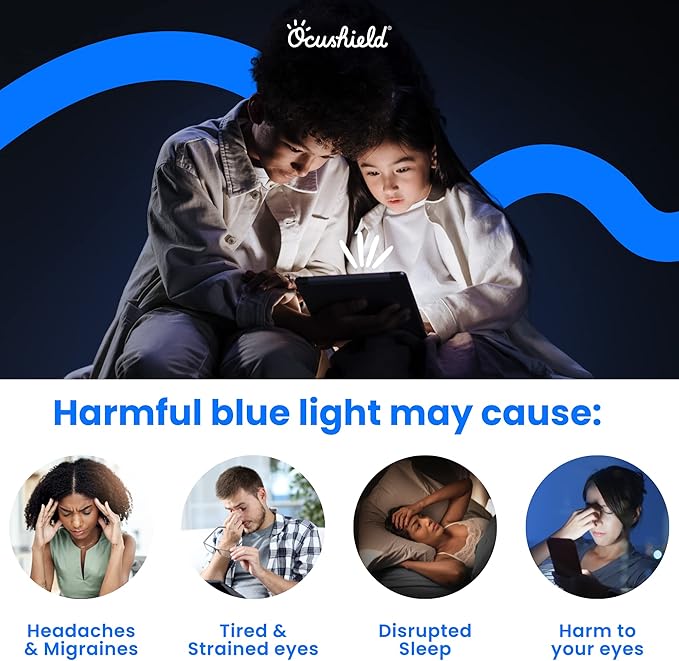Ocushield Oculamp Eye Safe Anti Blue Light Desk Lamp, Portable with Touchpad, Dimmable with 3X Color Settings, USB Charging with 20 Hours of Light (Gold)