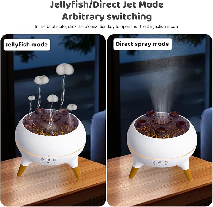 Aroma Diffuser with 7-Color Changing Lights, Quiet Ultrasonic Essential Oil Diffuser for Home, Auto Shut-Off, Cool Mist Humidifier for Bedroom, Office, Yoga