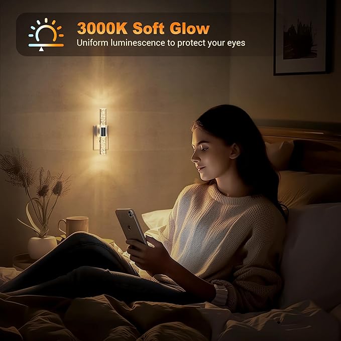 JandCase Night Lights Plug into Wall, 180° Rotating 2 Pack 3000K Soft Light LED NightLights, 0-100LM Adjustable Brightness, Plug in Night Light with Auto Light Sensor,for Bathroom,Hallway,Bedroom