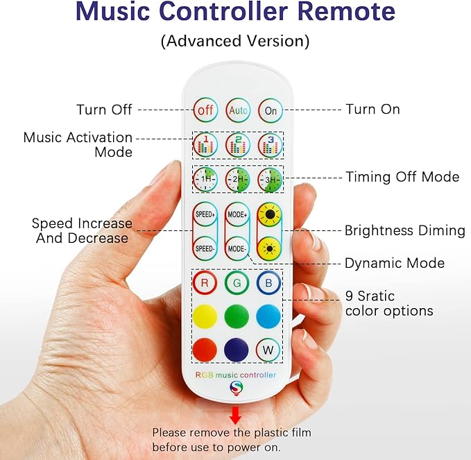 Smart WiFi & IR Dual-Control RGB LED Controller - 2.4GHz/Infrared Wireless, 2-Channel 4-PIN Output with Music Sync, Compatible with 5050/3528 LED Strips