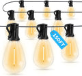 LED Outdoor String Lights, 150FT Waterproof Patio Lights with 47 Shatterproof S11 Plastic Bulbs, 2700K Warm White Edison Hanging Lights for Backyard, Garden, Porch, Bistro