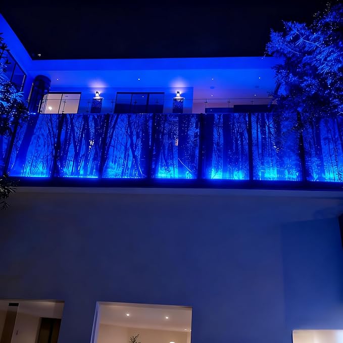 Smart Linkable LED Wall Washer Light, 168W RGB+CW Color Changing Smart Bar Lights with Group and Individual Control, Timing Functions, Perfect for Outdoor & Indoor Lighting Projects, ETL Listed