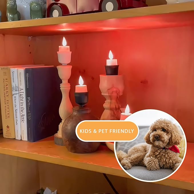 Smart Flameless Candle Lightbulb (Black Bulb)