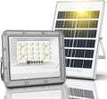 Dusk to Dawn Flood Lights Outdoor,2000 Lumen LED Security Motion Sensor Light with Remote Control for Outside,6500K Bright Illumination,Solar Rechargeable Lights for Porch, Yard,Garden, Wall (5000MAH)