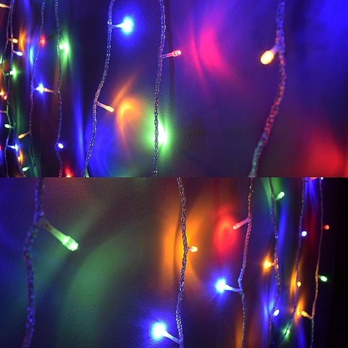 String Lights Indoor Bedroom, 98FT 200 LED Fairy String Lights Outdoor Waterproof, 8 Modes Memory Twinkle Christmas Light Plug in for Classroom Dorm Patio Tree Garden Decor (Multicolor)