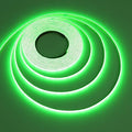 TOPAI 24V Thin 5mm Green COB LED Strip 16.4ft Narrow LED Tape Light Dotless 400LEDs/M High Density Cuttable Flexible for Cabinet Home DIY Lighting Projects