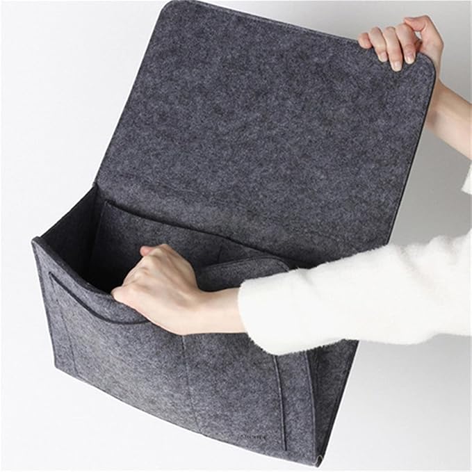 Bedside Storage Organizer, Table Cabinet Storage Organizer Bedside Organizer For Remotes Phone Glasses