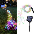 VOOKRY 10 Strands 200 LEDs Solar Fairy Lights Outdoor Waterproof, Solar Powered String Lights 8 Modes DIY Watering Can Lights for Party Wedding Patio Yard Garden Tree Decorations(Multicolor)