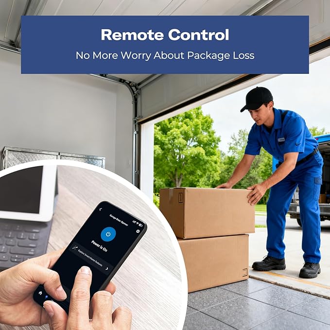 THIRDREALITY Smart Garage Door Opener, Matter Certified, Retrofit with Existing Remote, Compatible with Alexa, Apple Home, Google Home, SmartThings, Home Assistant & Homey