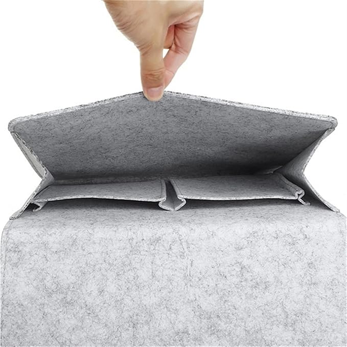 Bedside Storage Organizer, Table Cabinet Storage Organizer Bedside Organizer For Remotes Phone Glasses