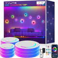 Smart Wall Light, 9-Piece LED DIY Constellation Light, Led Strip Lights, RGB Color Changing, App & Remote Control, Music Sync, Ambient Lighting for Bedroom, Living Room, Gaming, and Home Decor