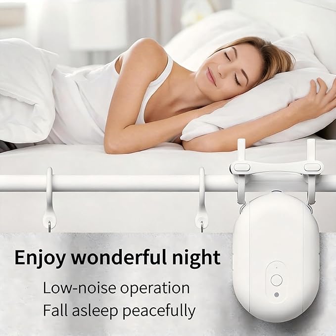 Smart Automatic Curtain Opener and Closer, Zigbee Curtain Robot with App, Voice, Remote Control for U/T Rails Compatible with Alexa, Google Home, Tuya, Smart Life APP