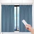 Motorised Curtain Rail, Automatic Curtain Track, Ceiling Curtain Track, Motorized Curtain Rods with Remote Control with Alexa, Google Home, Smartphone App, Applicable Sizes 7.08-13.78 ft